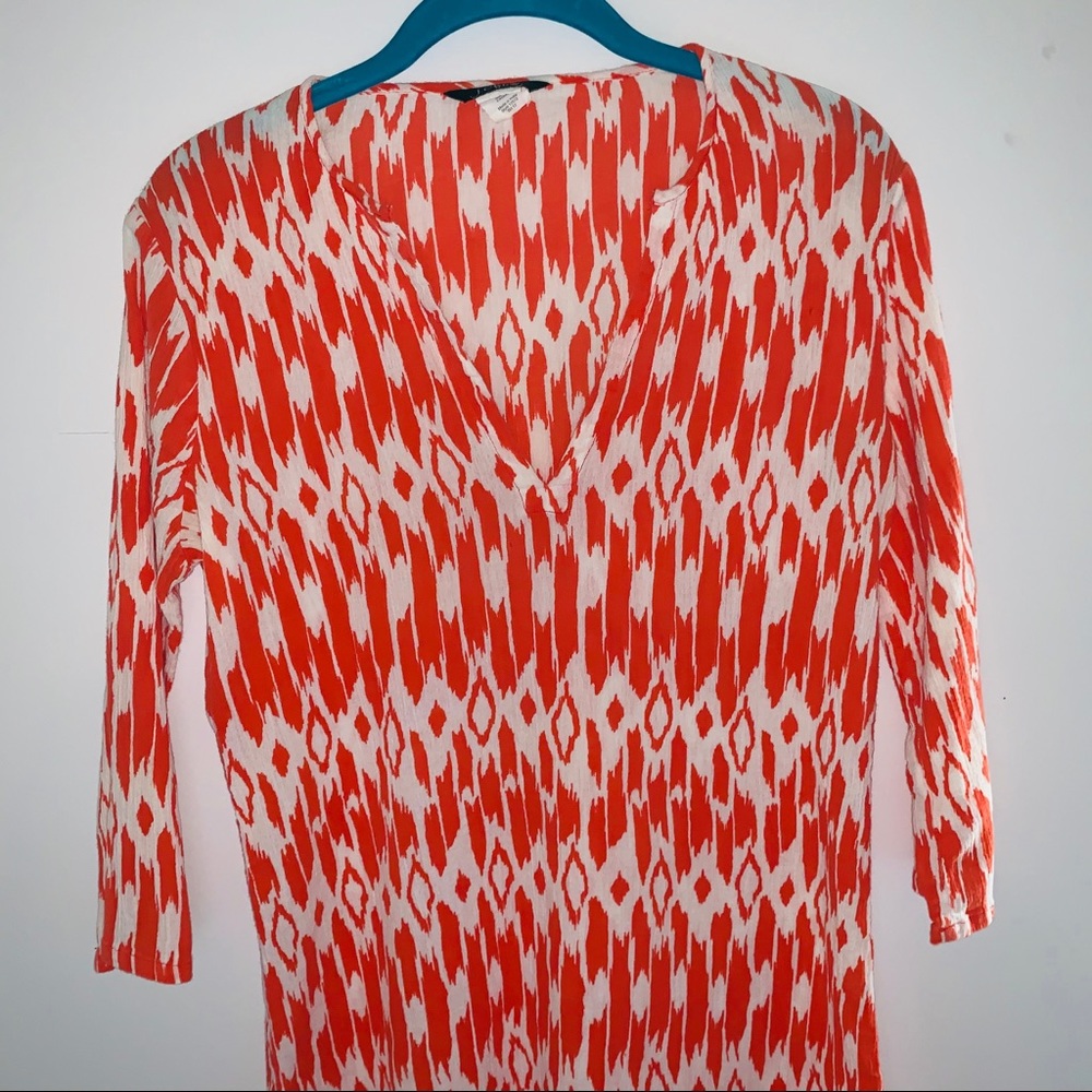 J.Crew Factory Muticolored Tunic Top Sz. S